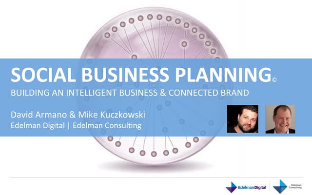 Edelman: Social Business Planning
