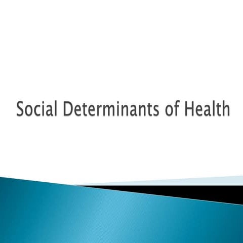 Social Determinants of Health