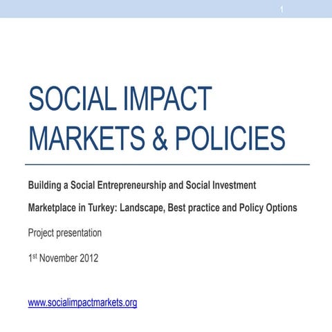 Socialimpactmarkets projectpresentation 2012