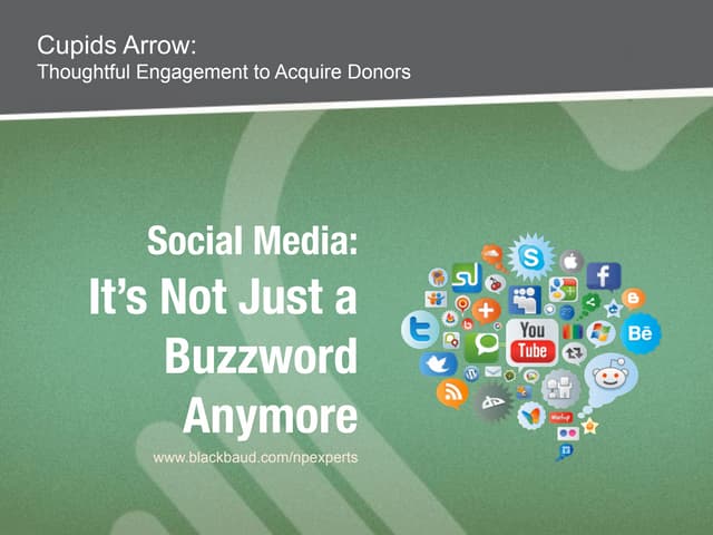 Social Media isn't a Buzzword Anymore: Nonprofit Edition