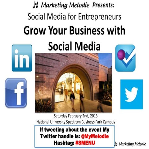 Social media for entrepreneurs