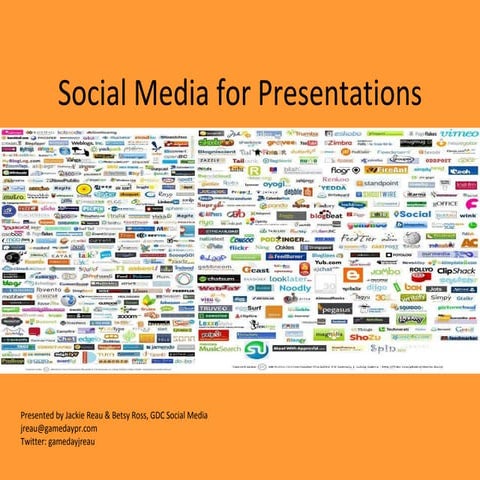 Social media for presentations, 12 10 - copy