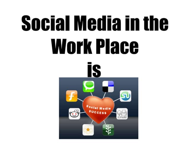 Social media in the work place