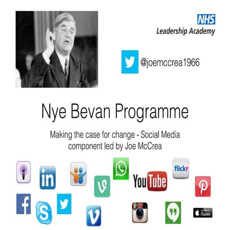NHS Leadership Academy Nye Bevan Programme - Social Media