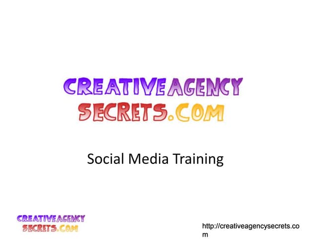 Social media for business training course