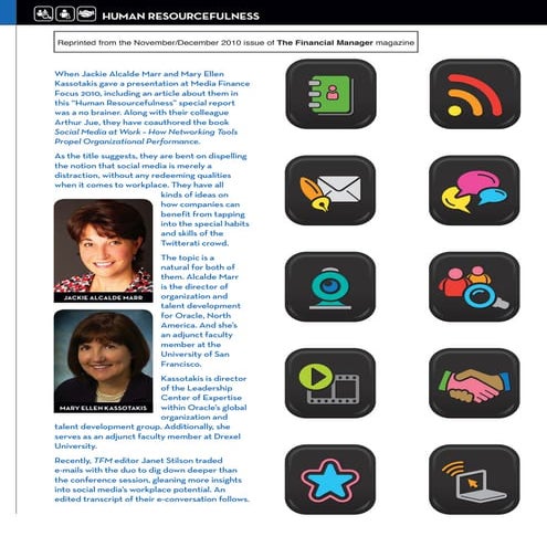 Social network article nov-dec 2010