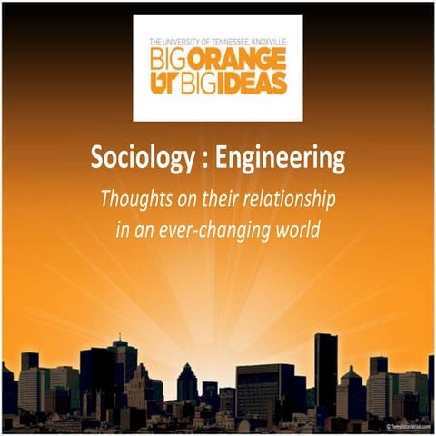 Sociology & Engineering