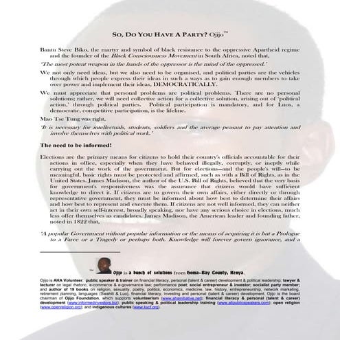 So, do you have a party