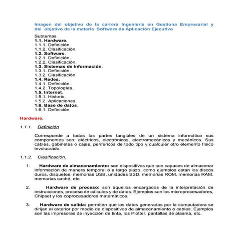 Sofware de aplicacion ejecutivo unidad 1