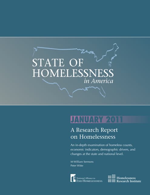 State of Homelessness In America