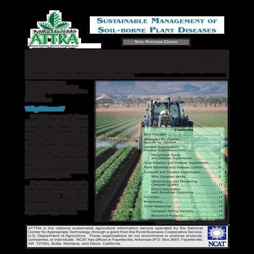Sustainable Management of Soil-borne Plant Diseases