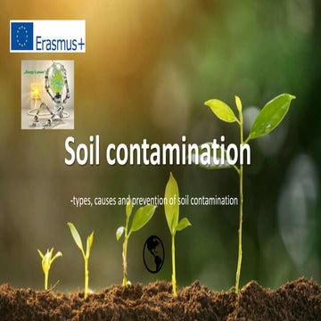 Soil contamination 
