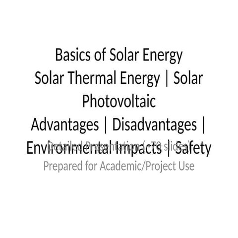 A solar cell converts sunlight directly into electricity using the photovolta...