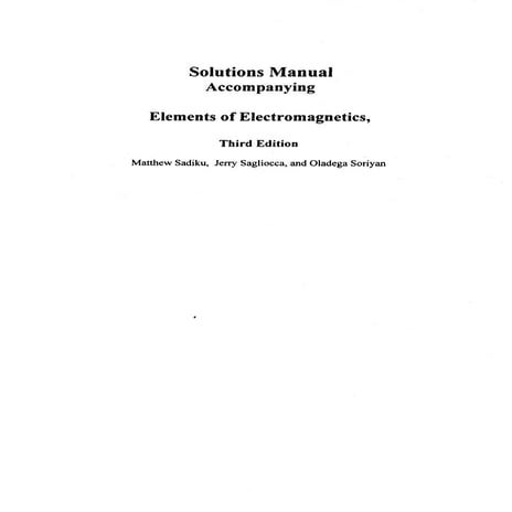 Solutions manual _elements_of_electromagnetics_-_sadiku_-_3rd