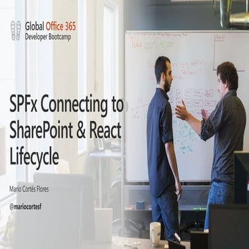 Sp fx connecting to share point & react lifecycle