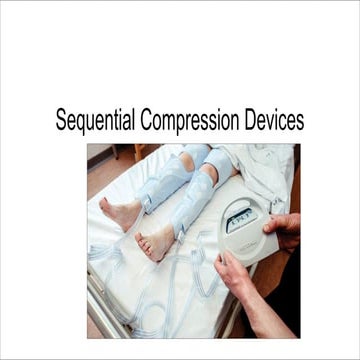 squential compression device.for dvt patients