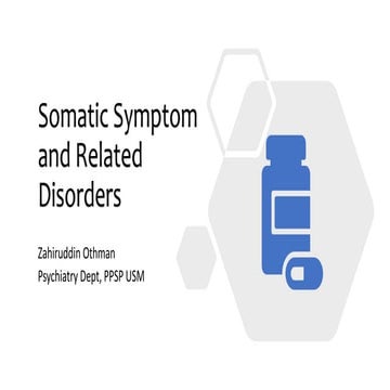 Somatic Symptom and Related Disorders [2020]