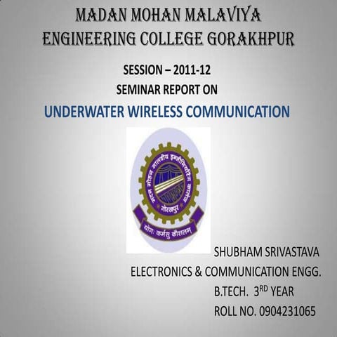 Underwater Wireless Communication
