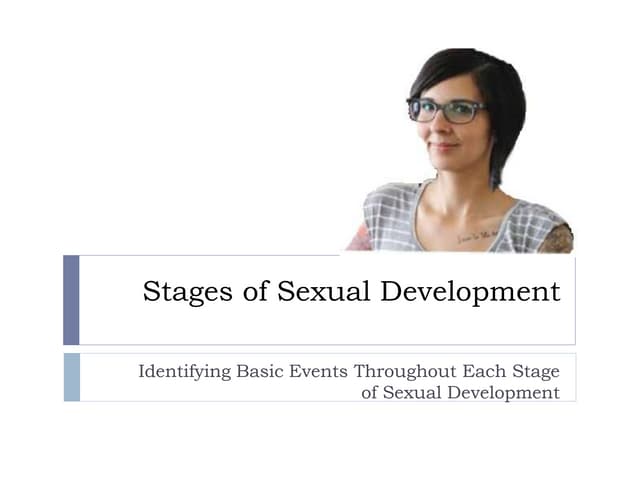 Stages of sexual development powerpoint for slideshare