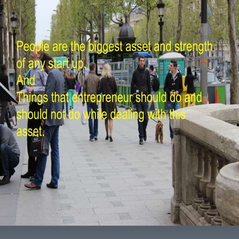 Start up and human resource