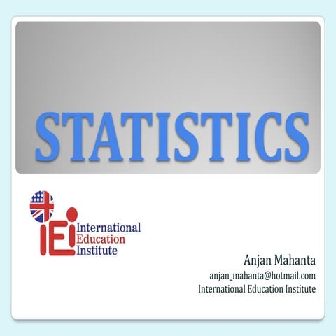 Introduction to Statistics