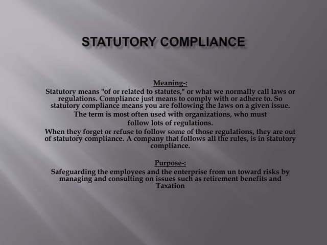 Statutorycompliance 13031131101503-phpapp01