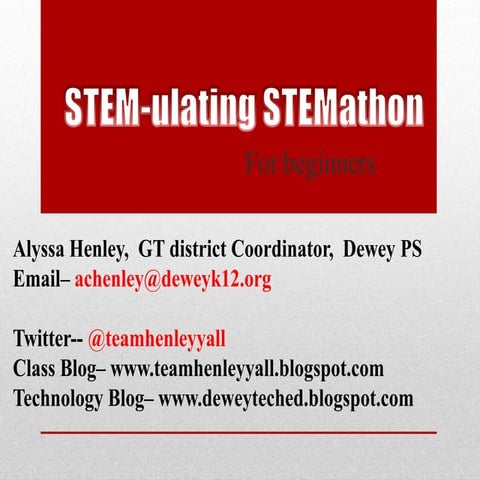 Stem-ulating STEMathon
