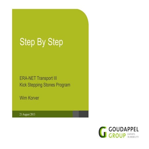 Step by step introduction kick off