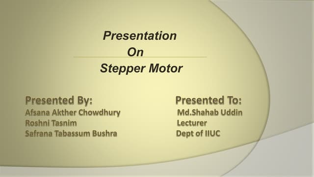 Stepper motor