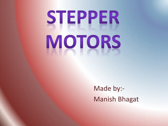 Stepper motors