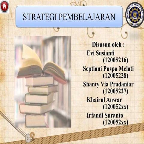 Strategi pembelajaran 