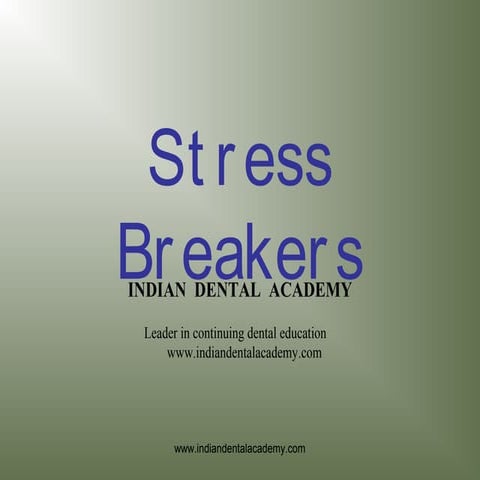 Stress breakers / dentistry dental implants
