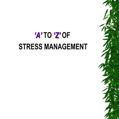 Stress Management