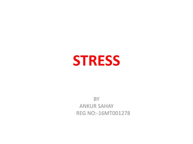 Stress in rock
