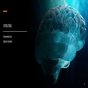 Stroke : Introduction, types and treatment.