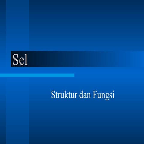Struktur dan fungsi sel christian 1