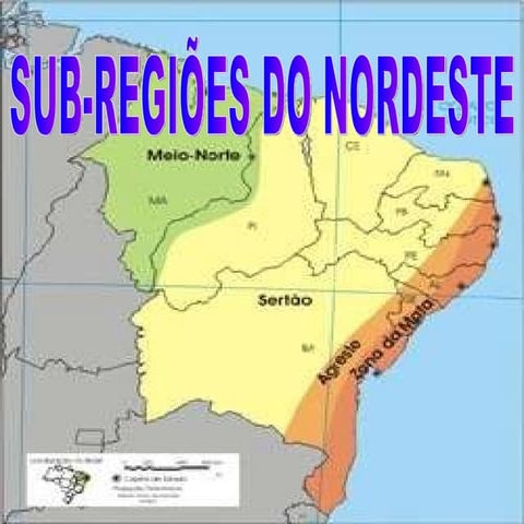 Sub região do nordeste