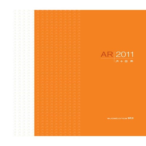 Substance151 Annual Benefit Report 2011