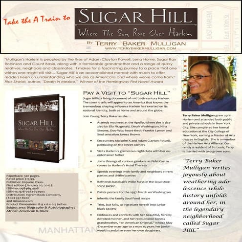 &quot;Sugar Hill&quot; Sell Sheet