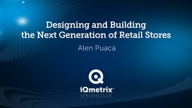 Designing Next Gen Retail Places