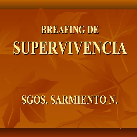 Supervivencia