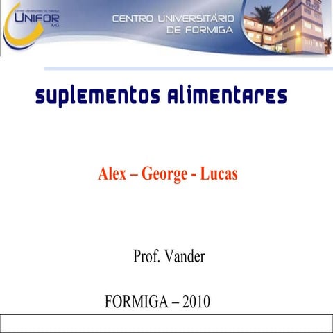 Suplementos
