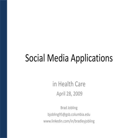 Surgery Social Media Presentation