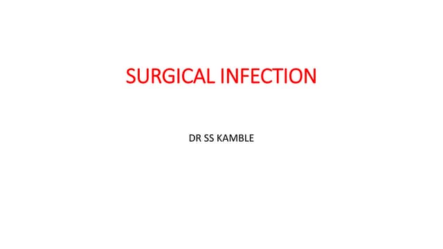 Surgical infection