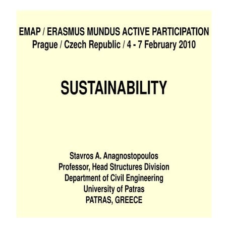 EMMC: Sustainability