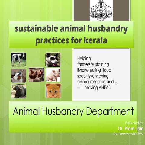 Sustainable animal husbandry practices for Kerala_ Dr Prem Jain (The Kerala E...
