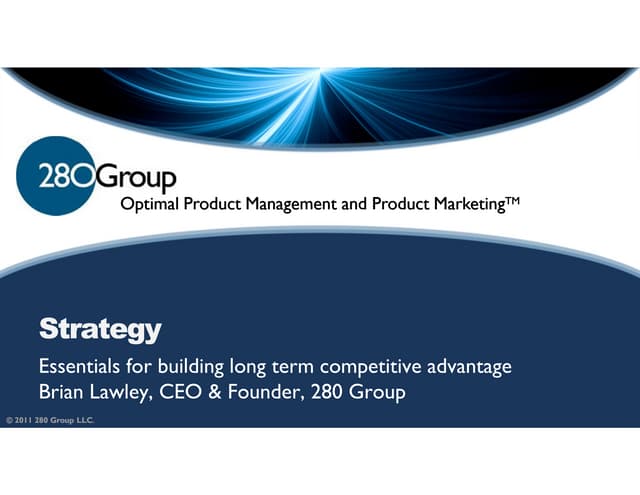 Strategic Planning for More Effective Product Management