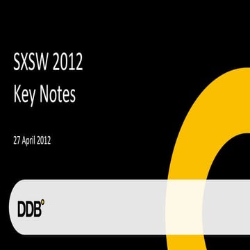SXSW 2012 Key Notes