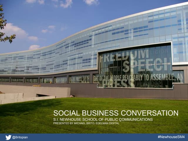 A Social Business Conversation With Newhouse
