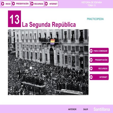 T. 13 La Segunda República (2014)